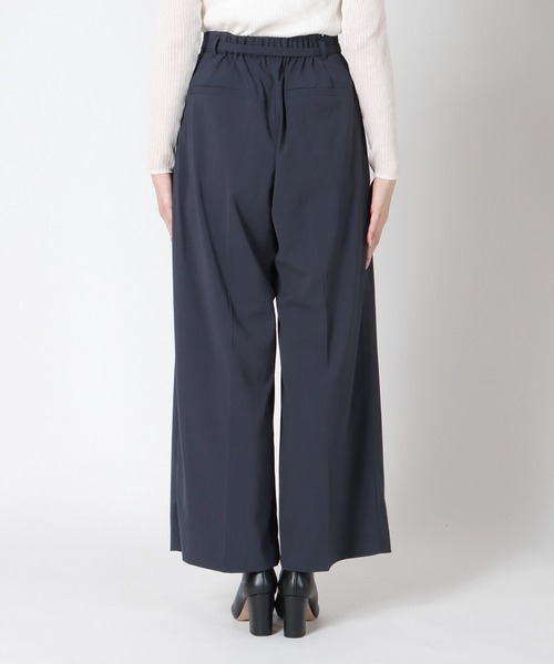 Jines（ジネス）の「クールドライタッチタックワイドパンツ（その他パンツ・レディース・チャコールグレー/ネイビー/アイボリー・38）」の11枚目の写真