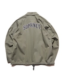 STRETCH TWILL COACH JACKET