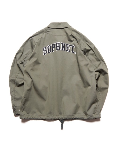 SOPHNET.(ソフネット)の「STRETCH TWILL COACH JACKET(ブルゾン・メンズ・ブラック/インディゴブルー/カーキ・2/3/1/4)」の2枚目の写真