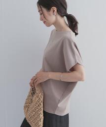 URBAN RESEARCH DOORS | ドライコットンボートネックプルオーバー｜UVカット/日除け/接触冷感/Tシャツ(Tシャツ/カットソー)