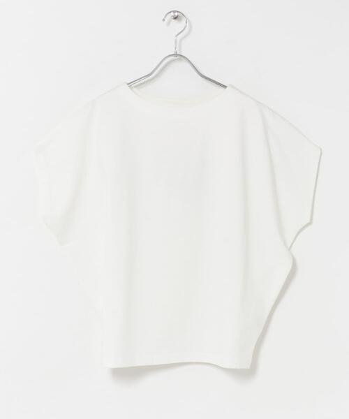 URBAN RESEARCH DOORS(アーバンリサーチドアーズ)の「ドライコットンボートネックプルオーバー|UVカット/日除け/接触冷感/Tシャツ(Tシャツ/カットソー・レディース・ネイビー/グリーン系その他/グレー系その他/オフホワイト・FREE)」の12枚目の写真