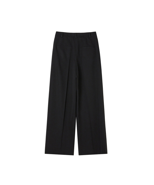 LAP(ラップ)の「ベーシックタックワイドパンツ AS7WP160(スラックス・レディース・チャコールグレー/ブラック・SMALL/MEDIUM/LARGE)」の6枚目の写真