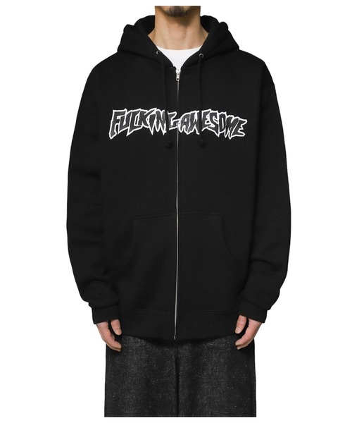 FUCKING AWESOME（ファッキングオーサム）の「FUCKING AWESOME / ファッキンオーサム：Stamp Logo Zip Hoodie：FA-SLZH[WAX]（パーカー・メンズ・ブラック・XL）」の7枚目の写真