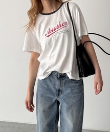 CANAL JEAN（キャナルジーン）の「Lakey Park　Another リンガーTシャツ（Tシャツ/カットソー・レディース）」