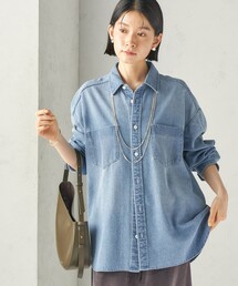 〈洗濯機可能〉7.8 oz デニム オーバー シャツ