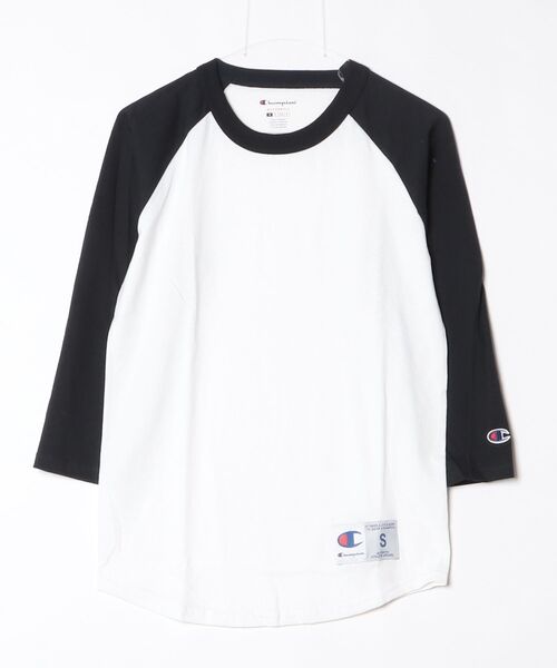 Champion（チャンピオン）の「【T21】【Champion/チャンピオン】5.2oz RAGLAN T-SHIRTS A-T1397（Tシャツ/カットソー・メンズ・マルーン/ブラック/ネイビー/グリーン・MEDIUM/SMALL/LARGE）」の2枚目の写真