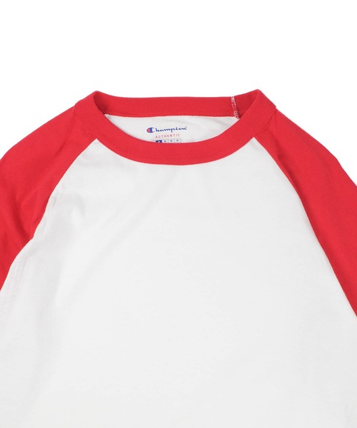 Champion（チャンピオン）の「【T21】【Champion/チャンピオン】5.2oz RAGLAN T-SHIRTS A-T1397（Tシャツ/カットソー・メンズ・マルーン/ブラック/ネイビー/グリーン・MEDIUM/SMALL/LARGE）」の5枚目の写真