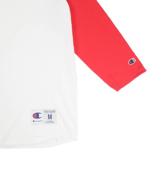 Champion（チャンピオン）の「【T21】【Champion/チャンピオン】5.2oz RAGLAN T-SHIRTS A-T1397（Tシャツ/カットソー・メンズ・マルーン/ブラック/ネイビー/グリーン・MEDIUM/SMALL/LARGE）」の6枚目の写真