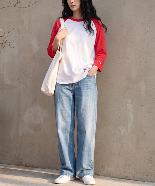 Champion（チャンピオン）の「【T21】【Champion/チャンピオン】5.2oz RAGLAN T-SHIRTS A-T1397（Tシャツ/カットソー・メンズ・マルーン/ブラック/ネイビー/グリーン・MEDIUM/SMALL/LARGE）」の15枚目の写真