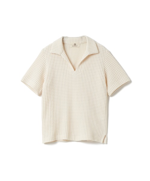 SEAGREEN BIG WAFFLE SKIPPER POLO