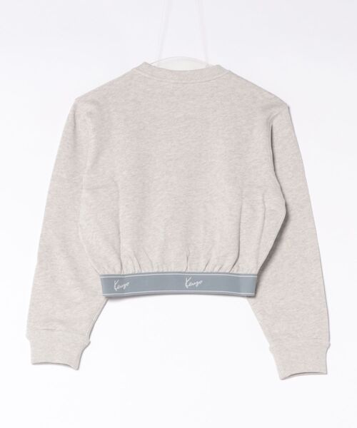KENZO(ケンゾー)の「'KENZO Signature' エラスティック ショート スウェット イン コットン(スウェット・レディース・グレー系その他・MEDIUM/SMALL/X-SMALL)」の2枚目の写真