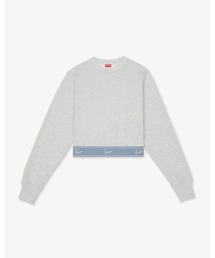 'KENZO Signature' エラスティック ショート スウェット イン コットン
