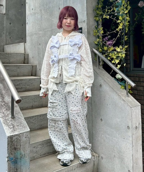 Candy Stripper(キャンディストリッパー)の「PUFFY RIBBON ハーネス(その他トップス・レディース・ヘザーグレー/オフホワイト/ブラック・FREE)」の18枚目の写真