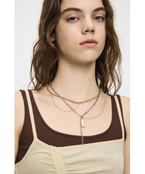 MOUSSY(マウジー)の「【26年AW新作】MESSY CHUNK ネックレス(ネックレス・レディース・シルバー/マルチ・FREE)」の13枚目の写真