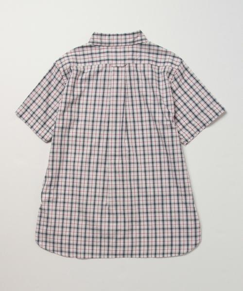 BEAMS BOY(ビームスボーイ)の「BEAMS BOY / タータン ボタンダウン ショートスリーブ(シャツ/ブラウス・レディース・ホワイト/ブルー/ネイビー・ONE SIZE)」の9枚目の写真