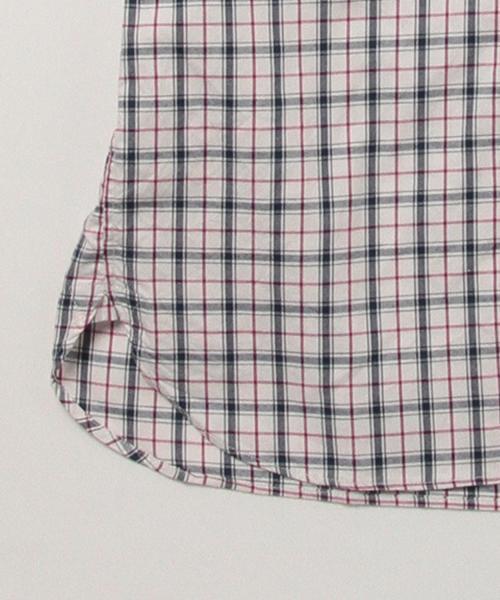 BEAMS BOY(ビームスボーイ)の「BEAMS BOY / タータン ボタンダウン ショートスリーブ(シャツ/ブラウス・レディース・ホワイト/ブルー/ネイビー・ONE SIZE)」の10枚目の写真