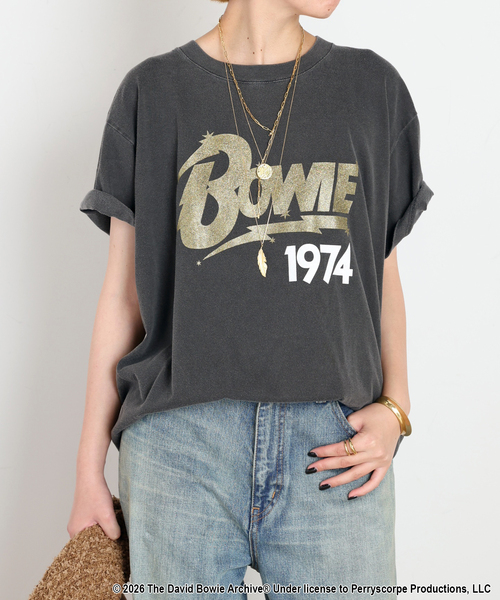 GOOD ROCK SPEED(グッドロックスピード)の「【GOOD ROCK SPEED / グッドロックスピード】DAVID BOWIE 1974 T-sh(Tシャツ/カットソー・レディース・ブラック系その他・FREE)」の18枚目の写真