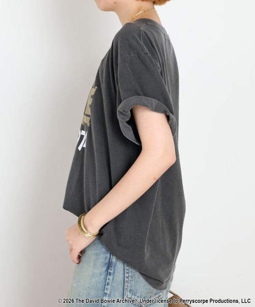 GOOD ROCK SPEED(グッドロックスピード)の「【GOOD ROCK SPEED / グッドロックスピード】DAVID BOWIE 1974 T-sh(Tシャツ/カットソー・レディース・ブラック系その他・FREE)」の19枚目の写真