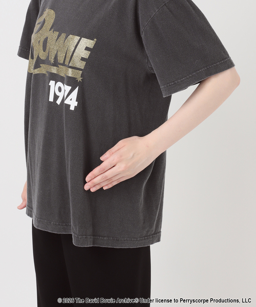 GOOD ROCK SPEED(グッドロックスピード)の「【GOOD ROCK SPEED / グッドロックスピード】DAVID BOWIE 1974 T-sh(Tシャツ/カットソー・レディース・ブラック系その他・FREE)」の13枚目の写真