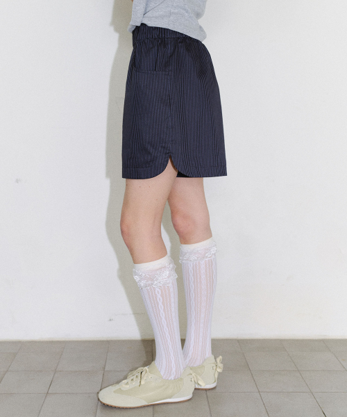 EN OR（エンオール）の「[CORE] STRIPE COTTON TRUNK PANTS - NAVY（その他パンツ・レディース・その他・FREE）」の2枚目の写真