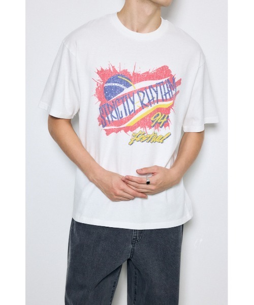 AZUL by moussy(アズールバイマウジー)の「グラフィック半袖TEE 夏服 Tシャツ(Tシャツ/カットソー・メンズ・ホワイト/ホワイト系その他/ホワイト系その他2・MEDIUM/LARGE)」の15枚目の写真