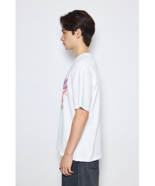 AZUL by moussy(アズールバイマウジー)の「グラフィック半袖TEE 夏服 Tシャツ(Tシャツ/カットソー・メンズ・ホワイト/ホワイト系その他/ホワイト系その他2・MEDIUM/LARGE)」の19枚目の写真