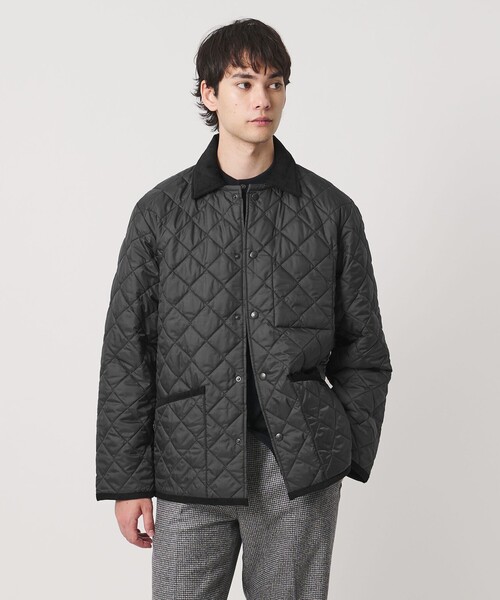 LAVENHAM(ラベンハム)の「【別注】<LAVENHAM>キルティング カバーオール(ブルゾン・メンズ・ブラック・SMALL)」の2枚目の写真