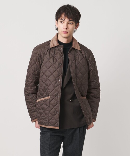 LAVENHAM(ラベンハム)の「【別注】<LAVENHAM>キルティング カバーオール(ブルゾン・メンズ・ブラック・SMALL)」の5枚目の写真