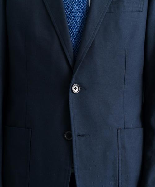 green label relaxing（グリーンレーベルリラクシング）の「KT COOLMAX BS/WE NT 2B 2PP ジャケット◆（テーラードジャケット・メンズ・グレー/ネイビー/ベージュ・SMALL/X-LARGE/MEDIUM/X-SMALL/LARGE）」の4枚目の写真