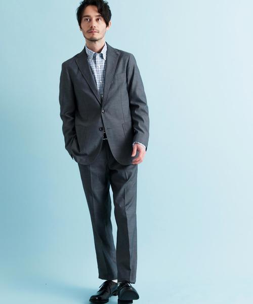 green label relaxing（グリーンレーベルリラクシング）の「KT COOLMAX BS/WE NT 2B 2PP ジャケット◆（テーラードジャケット・メンズ・グレー/ネイビー/ベージュ・SMALL/X-LARGE/MEDIUM/X-SMALL/LARGE）」の8枚目の写真