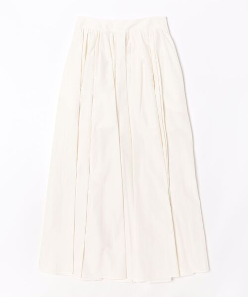 CLANE（クラネ）の「CLANE/クラネ/SLIT FLARE SKIRT（スカート・レディース・ホワイト/ブラック/ベージュ・1）」の2枚目の写真