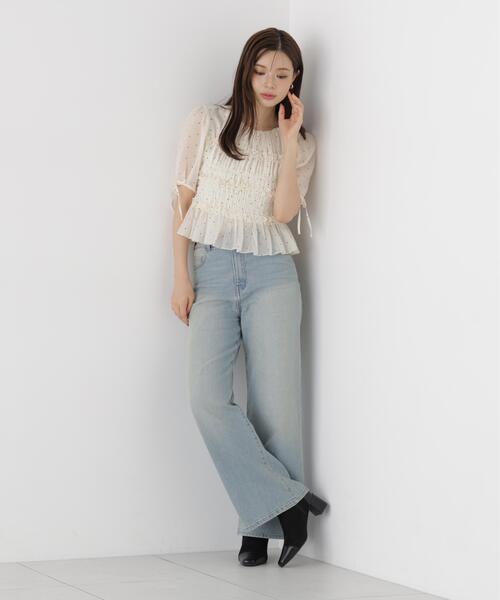 PROPORTION BODY DRESSING(プロポーションボディドレッシング)の「<a>ワイドデニム / 1216230903(デニムパンツ・レディース・ブルー系その他/ブルー・MEDIUM/P/S/SMALL)」の10枚目の写真