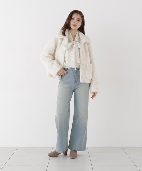 PROPORTION BODY DRESSING(プロポーションボディドレッシング)の「<a>ワイドデニム / 1216230903(デニムパンツ・レディース・ブルー系その他/ブルー・MEDIUM/P/S/SMALL)」の11枚目の写真