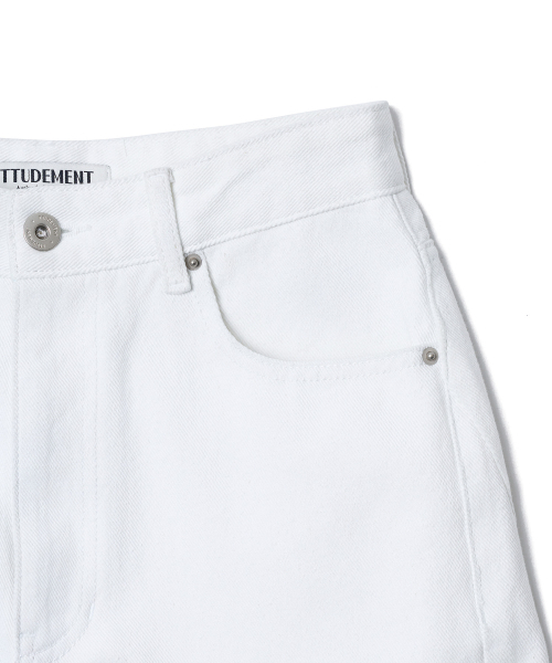 TTUDEMENT(トュードメント)の「BARREL DENIM PANTS_WHITE(デニムパンツ・レディース・その他・SMALL/MEDIUM)」の5枚目の写真