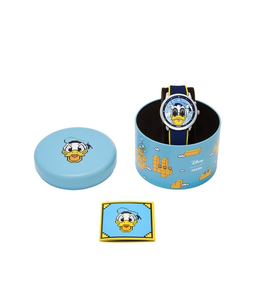 FOSSIL(フォッシル)の「フォッシル | ディズニー Disney x Fossil Donald Duck Big Tic ドナルドダック ビッグティック 限定版 腕時計 メンズ アナログ シリコン LE1233(デジタル腕時計・メンズ・ブルー・FREE)」の8枚目の写真
