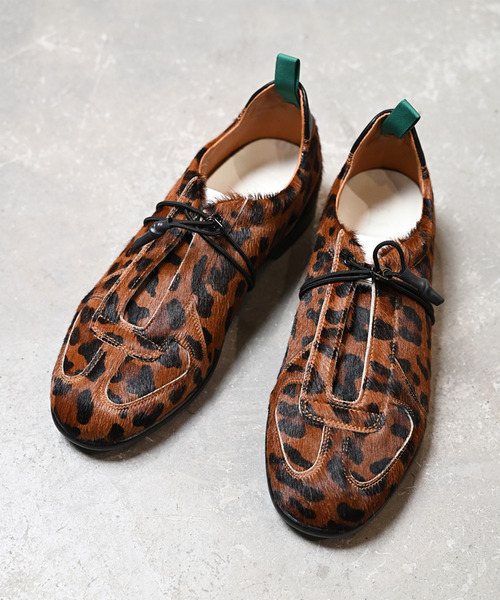 EARLE(アール)の「EARLE アール / Shoe sneaker german レオパードドレスジャーマントレーナー / ER6432(スニーカー・メンズ・レオパード・40/42/44)」の1枚目の写真