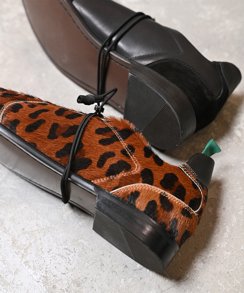 EARLE(アール)の「EARLE アール / Shoe sneaker german レオパードドレスジャーマントレーナー / ER6432(スニーカー・メンズ・レオパード・40/42/44)」の3枚目の写真