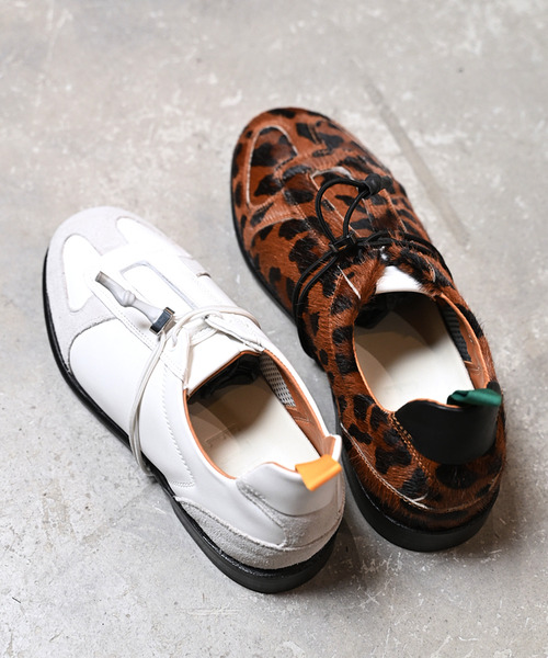 EARLE(アール)の「EARLE アール / Shoe sneaker german レオパードドレスジャーマントレーナー / ER6432(スニーカー・メンズ・レオパード・40/42/44)」の4枚目の写真