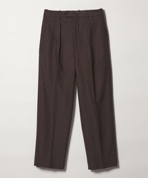 <Steven Alan> ネップ ヘリンボーンツイード イン ツープリーツ ドレス トラウザーズ II