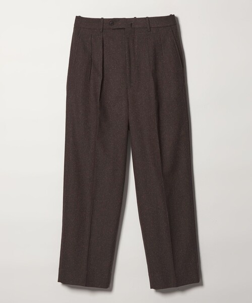 Steven Alan＞ ネップ ヘリンボーンツイード イン ツープリーツ ドレス