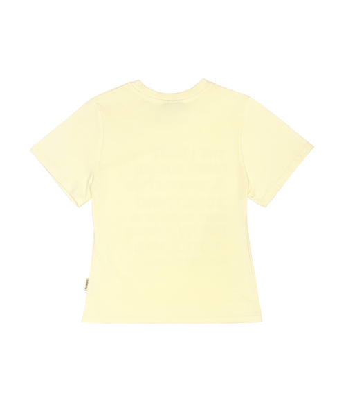 PIECEMAKER(ピースメーカー)の「ポニーレタリングスリムセミクロップT(レモン)(Tシャツ/カットソー・レディース・その他・XS/SMALL/FREE)」の3枚目の写真