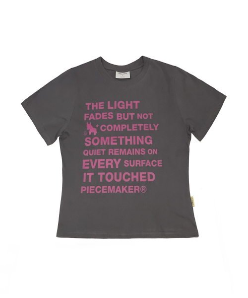 PIECEMAKER(ピースメーカー)の「ポニーレタリングスリムセミクロップT(レモン)(Tシャツ/カットソー・レディース・その他・XS/SMALL/FREE)」の6枚目の写真