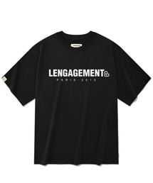 オーバーサイズストーリー ロゴ 半袖Tシャツ [ブラック]