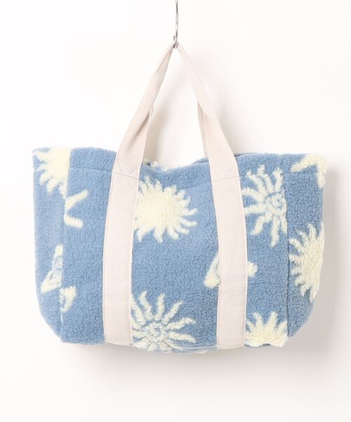 ROXY(ロキシー)の「ROXY SOL AURA TOTE BAG ボアトートバッグ 【2026年秋冬モデル】(トートバッグ・レディース・ナチュラル/ブルー/ベージュ・FREE)」の5枚目の写真