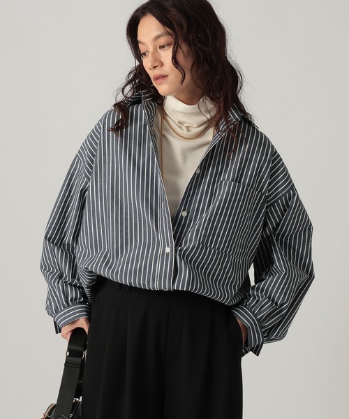 Elura(エルーラ)の「ジンジャーモイストタートル<WEB限定カラーあり>/1075326(Tシャツ/カットソー・レディース・チャコールグレー/ダークブラウン/ブラック/ホワイト系その他/ブラック系その他/ホワイト・LARGE/MEDIUM)」の18枚目の写真