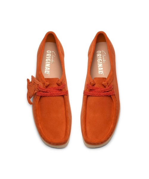 Clarks（クラークス）の「WALLABEE. 2604 ORANGE SUEDE（スニーカー・レディース・オレンジ・23.5cm/24.0cm）」の4枚目の写真