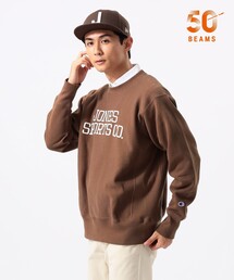BEAMS GOLF（ビームスゴルフ）の「〈MEN〉【別注】JONES Sports × Champion / リバースウィーブ(R) クルーネック スウェットシャツ（スウェット）」