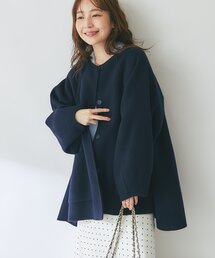【KAZUMI監修アイボリー登場!】ライトラグランフレアコート