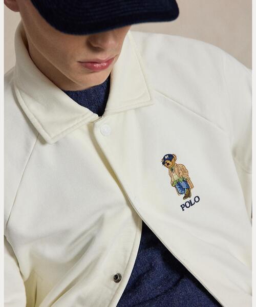POLO RALPH LAUREN(ポロ ラルフ ローレン)の「Bayport ヴィンテージ フィット Polo ベア ジャケット(スタジャン・メンズ・ナチュラル・S/M/L/XL/XXL)」の8枚目の写真