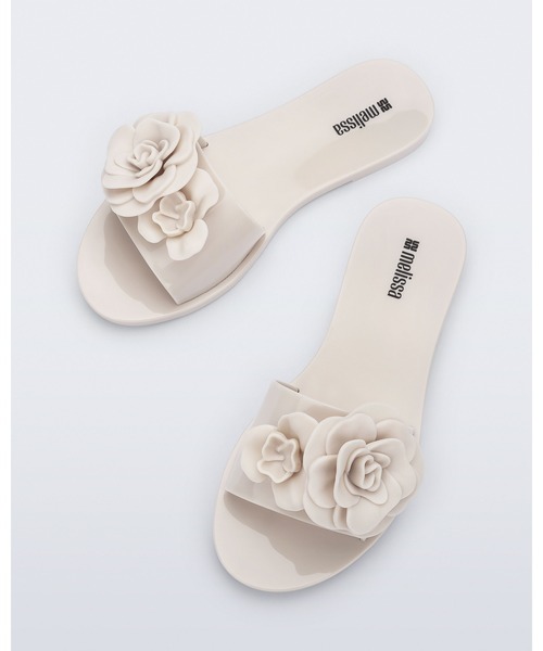 melissa(メリッサ)の「MELISSA BABE PETALS AD(スリッポン・レディース・ライラック/ブラック/ナチュラル/ブラック×ホワイト・38/37/35-36/39)」の7枚目の写真